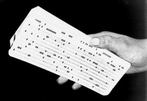 IBM punch card